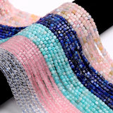 4*4mm Cube Aquamarine Amazonite Lapis Beads for Jewelry Making