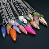 Agate Strawberry Crystal Pendant Necklace