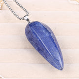 Agate Strawberry Crystal Pendant Necklace