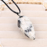 Agate Strawberry Crystal Pepper Pendant Necklace