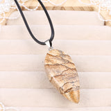 Agate Strawberry Crystal Pepper Pendant Necklace
