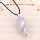 Agate Strawberry Crystal Pepper Pendant Necklace