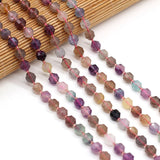 Crystal Fluorite Semi-precious Stone Beads for DIY Jewelry Making