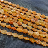 Leaf Shape Natural Stone Beads for Bracelet DIY 8*12mm