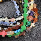 Stone Crosses Crystal Agates Beads DIY Jewelry Making