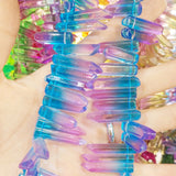 Semi-precious Stone Loose Beads Strand 5-31mm 14 Colors for DIY Jewelry