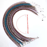 Tourmaline Crystal Necklace Bracelet Gem Jewelry 2mm