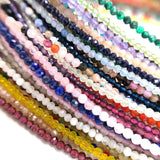 Tourmaline Crystal Necklace Bracelet Gem Jewelry 2mm