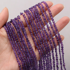 Amethyst 4mm Stone Beads for DIY Necklace Earrings