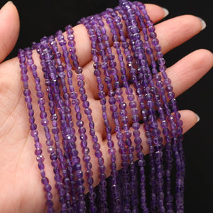 Amethyst 4mm Stone Beads for DIY Necklace Earrings