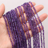 Amethyst 4mm Stone Beads for DIY Necklace Earrings