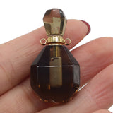 Tiger Eye Perfume Bottle Pendant Essential Oil Diffuser Charm