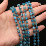 Apatite 6mm Round Cut Bead for Jewelry Making