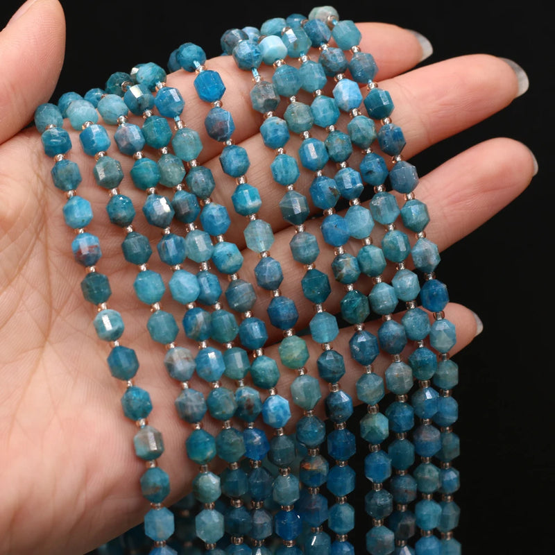 Apatite 6mm Round Cut Bead for Jewelry Making