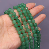 Green Aventurine 8mm Round Cut Bead for Jewelry Making