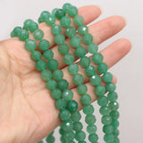 Green Aventurine 8mm Round Cut Bead for Jewelry Making