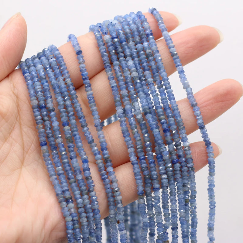 Faceted Kyanite Loose Beads for DIY Jewelry Making