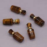 Tiger's Eye Perfume Bottle Pendant Beads DIY Jewelry Making