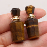Tiger's Eye Perfume Bottle Pendant Beads DIY Jewelry Making