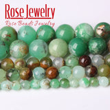 Chrysoprase Jades Stone Beads 4/6/8/10 MM Size