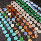 Crystal Turquoise Necklace for Women 16x16mm