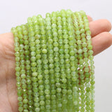Peridot Cut Faceted Square Loose Beads for Jewelry Making