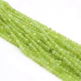 Peridot Cut Faceted Square Loose Beads for Jewelry Making