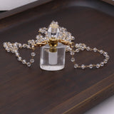 Natural Semi-precious Stones Crystal Perfume Bottle Pendant