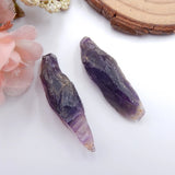 Amethyst Earring Bead 37x10x10mm Natural Gemstone
