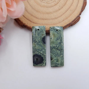 Ocean Kambaba Beaded Earrings Natural Semi-precious Stones Jewelry Accessories
