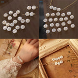 Shell A-Z Alphabet Letter Charm Beads 8mm Round Mother Pearl Seashell Beads