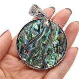 Abalone Shell Geometric Pendant Jewelry Making DIY Necklace Earring Accessorie