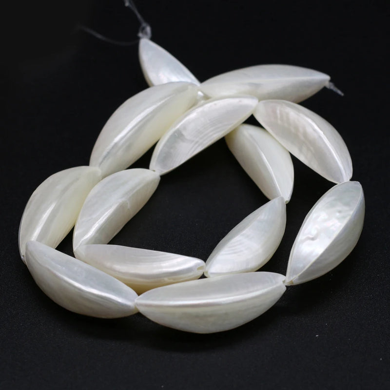 Natural Shell Beaded Irregular Loose Isolation Beads for Jewelry Making