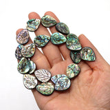 Abalone Shell Water Drop Leaf Charm Diy Necklace Bracelet