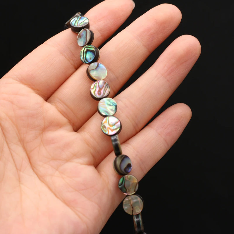 Abalone & Mother Of Pearl Round Beads for Jewelry Making DIY