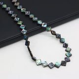Abalone Mother Of Pearl Square Bead For Jewelry Making DIY