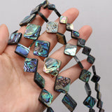 Abalone Mother Of Pearl Square Bead For Jewelry Making DIY