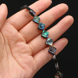 Abalone Mother Of Pearl Square Bead For Jewelry Making DIY