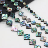 Abalone Mother Of Pearl Square Bead For Jewelry Making DIY