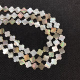 Leaf Shaped Natural Shell Beads for DIY Jewelry Making