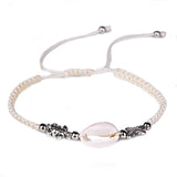 Shell Beads Bracelet Women Starfish Turtle Charm Adjustable Rope Bracelet