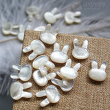 Natural Shell Beads Carved Rabbit Loose Beads