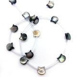 Cat Head Mother of Pearl Beads for Jewelry Making