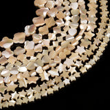 Coffee Star Heart Shape Shell Beads for Jewelry Making