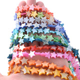 Colorful Mother Of Pearl Stars Shell Beads 6 8 10 12mm
