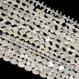 Shell Beads Mother of Pearl Evil Eye Heart Cross Spacer Beads