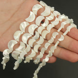 Shell Beads Mother of Pearl Moon Cross Star Spacer Loose Beads