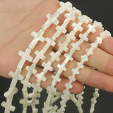 Shell Beads Mother of Pearl Moon Cross Star Spacer Loose Beads