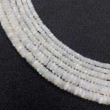 Natural Shell Beads Rondelle Pearl Loose Spacer Beads DIY Jewelry Making