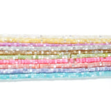 Natural Shell Beads Yellow Spacer Round Chip For Jewelry Making